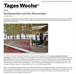 Tageswoche, Pro Münsterplatz, reinhören, resonance-box, Totentanz-Transformationen